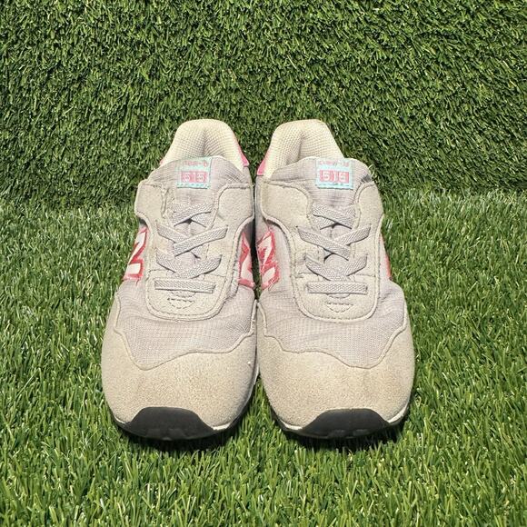 Size 9C - New Balance 515 Gray Pink Blue - Picture 2 of 7